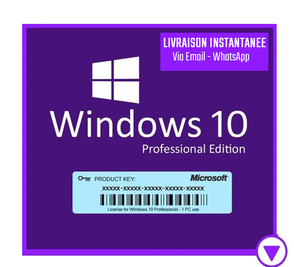 Clé de licence Windows 10 Pro image